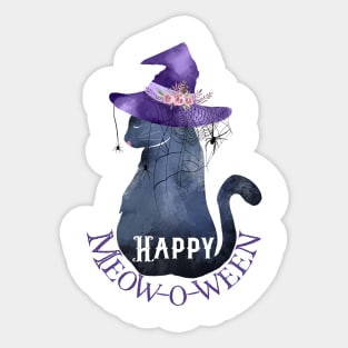 Cat Halloween T-shirt Sticker